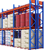 Rayonnage à palettes métallique pour entrepôt, système de rayonnage à palettes, étagères robustes, unité de rayonnage pour le stockage de marchandises