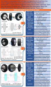 24V 36V 48V alto par velocidad lenta 8 pulgadas bldc DC Kit de motor de cubo de engranaje sin escobillas silla de ruedas eléctrica robot carretilla - Product Image 2