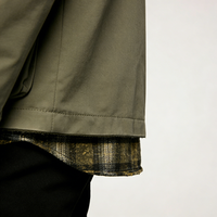 Veste personnalisée à col en velours côtelé batik fin pour hommes veste de travail imperméable à l'huile à motif de cire Service OEM disponible
