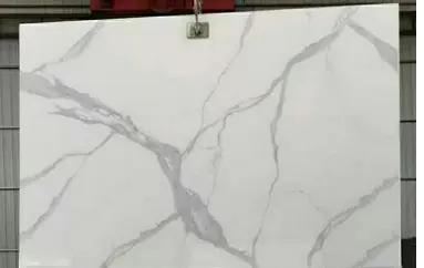 Factory Selling Volakas White Marble For Home Decor More Veins In Luxury Base