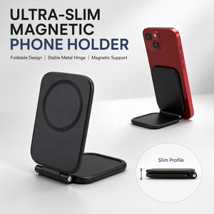 <span class=keywords><strong>Support</strong></span> de téléphone magnétique pliable, <span class=keywords><strong>support</strong></span> magnétique pour écran de tableau de bord de voiture, <span class=keywords><strong>support</strong></span> de bureau réglable pour <span class=keywords><strong>ordinateur</strong></span> <span class=keywords><strong>portable</strong></span> - Product Image 3