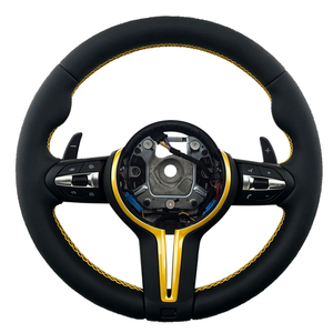 Volante de Cuero Duradero en Oferta para BMW Serie 3 4 5 F30 F31 F32 F36 E92 F10 F11 F80 F82 M3 M4 X3 X4 X5 X6 - Product Image 2