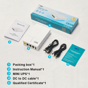 WGP Mini UPS de 13500mAh al por Mayor, Compatible con QC 3.0, <span class=keywords><strong>Precio</strong></span> para Pedidos al por Mayor, Mini Nobreak de Carga Rápida de 12V 9V 5V para Router Wifi - Product Image 6