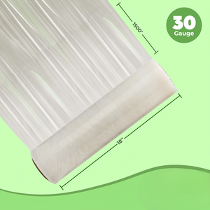 Lightweight Prestretched <b>Stretch</b> <b>Wrap</b> Film 4 Rolls 6000FT 30 Gauge Clear Cling Plastic for Packaging Moving Shipping - Product Image 3