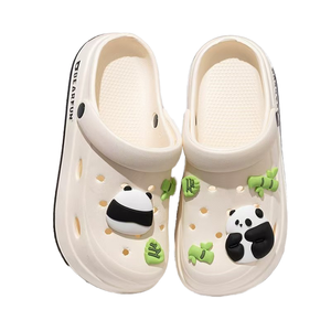 Breloques 3D en PVC en forme de <span class=keywords><strong>panda</strong></span> pour chaussures, vente en gros, décorations mignonnes pour chaussures, accessoires pour pantoufles et sabots, épingles et boucles pour usage quotidien - Product Image 1