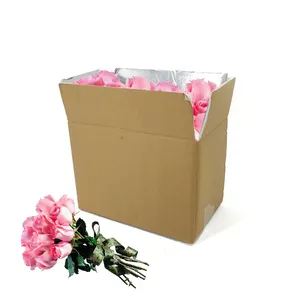 शिपिंग के लिए फूल कस्टम फूल ताजा इन्सुलेशन बक्से शिपिंग बक्से catton लपेटें alumilanion पुष्प शिपिंग बक्से