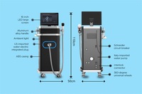 ADSS Android 4 longueurs d'onde 755 808 940 1064 Ice Diode Laser Beauty, machine d'épilation au laser diode indolore pour tous les tons de peau