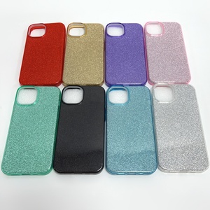 Paillettes 3 en 1 TPU + PC Brillant Couverture de Téléphone pour iPhone 17 16 15 14 13 1211 pour Xiaomi 12 POCO <span class=keywords><strong>X5</strong></span> Pro Golden Flash Phone Case - Product Image 6