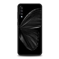 Coque de téléphone à lèvres noires de style gothique pour Samsung A54 A52 A24 A14 A50 A70 A40 A20S A20E A06 A12 A22 A34 A42 A32 5G A04s A16 Couverture