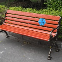 Banc de parc pliable moderne, durable, confortable, en plastique, imperméable et écologique pour l'école et l'usage public en extérieur
