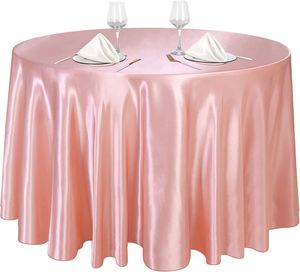 Satin Round <b>Tablecloth</b> Hotel <b>Tablecloth</b> Wedding Restaurant Solid Color <b>Tablecloth</b> High-end <b>square</b> Table Skirt Table Skirt - Product Image 4