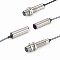 Sensor Proximitas Optik Silindris Seri DS-M Output NPN/PNP Jarak Penginderaan Dapat Disesuaikan 30-300mm Perlindungan IP65 Grosir