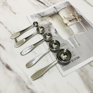 Cucharas de Té de Acero Inoxidable de Grado Alimenticio de 2 ml, 2.5 ml, 5 ml, 7.5 ml, 10 ml, 15 ml, 30 ml para <span class=keywords><strong>Matcha</strong></span> y Café, para Fiestas de Té, Capacidad de 1 g - Product Image 5