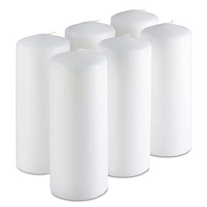 <span class=keywords><strong>Bougie</strong></span> de hauteur 7x20cm Bougies de <span class=keywords><strong>pilier</strong></span> décoratives géantes blanches bon marché - Product Image 5