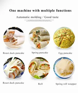 Electric Crepe Maker Pancake Baking Pan Kitchen Tools Spring Roll Wrapper Skin Making Forming Heating Machine