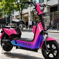 Scooter électrique MTBGO 48V 350W, pneus à vide de 14 pouces, 2 places, véhicule électrique, vélo électrique pour adultes