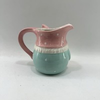 Pichet en céramique moderne en forme de lapin peint à la main Pot à eau polyvalent pour la maison et le restaurant pour le thé, le lait et la décoration de Pâques