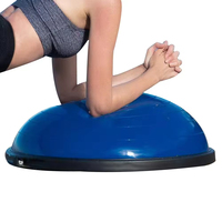Media Pelota de Equilibrio de PVC para Práctica Dinámica Corporal, Estable, Mejora la Activación, la Coordinación y el Control