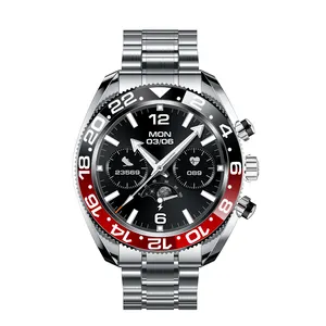 Prix de haute qualité montre intelligente hommes multifonction sport montres étanches AW35 acier poignet horloge appel connecté mode pour hommes