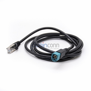 Câble d'assemblage automobile HSD 4P Code Z Mâle vers <span class=keywords><strong>RJ45</strong></span> 8P8C Adaptateur mâle Câble LVDS 1M - Product Image 6