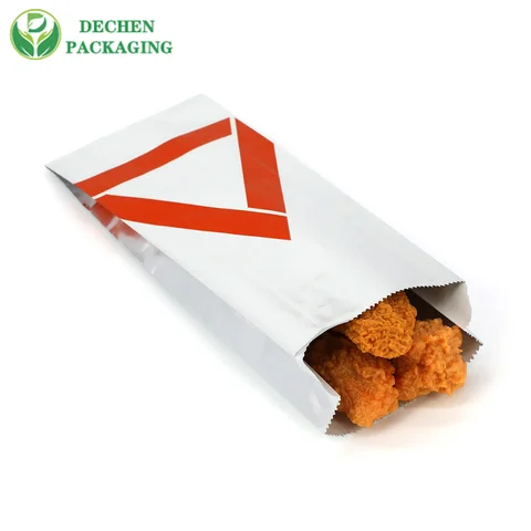 Bolsas de papel al por mayor asequibles Bolsa de comida de aluminio para perros calientes