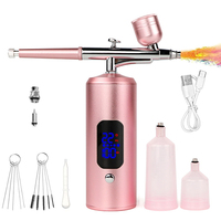 Portable Air Brush Spray Gun Sans Fil Aérographe Compresseur pour Maquillage Nail Art Gâteau Décoration Aérographe Machine pour Brow Tint