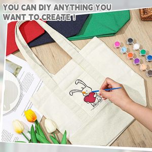 Customized Logo Prints Blank <b>Plain</b> with Zipper Pocket and Length Shoulder Handle Medium Calico Shopping Cotton <b>Canvas</b> Tote Bags - Product Image 3