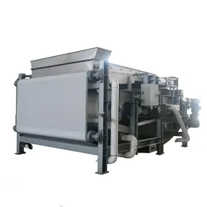 Prensa de filtro de correa de gran capacidad para tratamiento de aguas residuales, máquina de tratamiento de aguas residuales para teñir