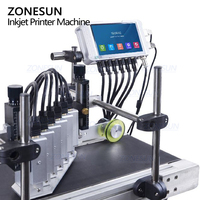 ZONESUN ZS-DC127 écran tactile haute vitesse imprimante à jet d'encre en ligne Logo Date numéro de lot Machine d'impression de codage continu numérique
