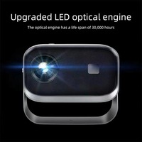 Projecteur PTZ compact de type stand LCD, portable pour les entreprises et l'éducation, 6500 lumens, 720P, LED, stéréo HIFI
