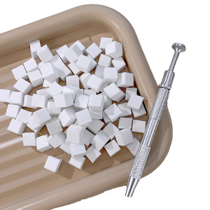 100 pièces/boîte Blocs éponge à ongles de 1 cm, mini, remplaçables avec support pour pince, pour outils de nail art ombré - Product Image 4