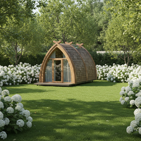 Cabane triangulaire de vacances Airbnb, Cabane en A préfabriquée, Maison préfabriquée en A, Maison triangulaire modulaire, Cabane en A modulaire