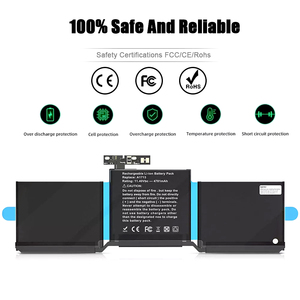 Batería de repuesto para ordenador portátil A1708 A1713 para Apple <span class=keywords><strong>MacBook</strong></span> A2171 A2159 A2289 A2338 <span class=keywords><strong>Pro</strong></span> de <span class=keywords><strong>13</strong></span> pulgadas, finales de 2016, mediados de 2017, mediados de 2019, <span class=keywords><strong>2020</strong></span> - Product Image 6