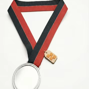 Rubans en gros-grain rayés de haute qualité Neelkamal G001 25 mm, résistants au rétrécissement, 100 % polyester, simple face, en rouleau, pour cadeaux - Product Image 1