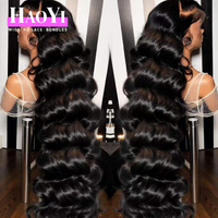Perruque en cheveux naturels ondulés profonds, qualité Remy, cuticules alignées, sans colle, avec dentelle HD complète, perruque frontale 13x4, vente en gros