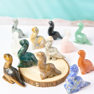 Fabbrica <span class=keywords><strong>di</strong></span> cristallo Robin pietra naturale semi preziosa animale dinosauro intaglio - Product Image 5