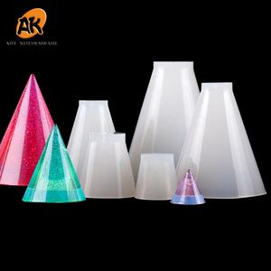 قالب سيليكون مخروطي الشكل عالي الجودة لصب الراتنج الإيبوكسي ثلاثي الأبعاد للديكور المنزلي - Product Image 3