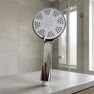 Set Doccia Moderno Rotondo Erp con Materiale Plastico + Lega di Zinco per Uso in Bagno e Rubinetteria Modello 33323 - Product Image 3
