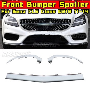 สปอยเลอร์กันชนหน้ารถยนต์ ชิ้นส่วนตกแต่งสำหรับ Mercedes Benz CLS Class W218 2011-2014 ฝาครอบป้องกันกันชน - Product Image 2