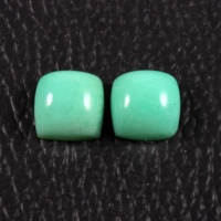 Pierres précieuses vertes en vrac certifiées IGI Cabochon en forme de coussin naturel Chrysoprase Amber Sapphire & Opal Beads