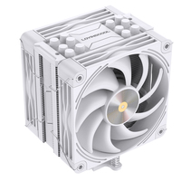 LOVINGCOOL Refroidisseur de CPU à double ventilateur de style usine Super radiateur Tour noire/blanche Radiateur refroidi par air 120mm PC Fan CPU Case Heatsink