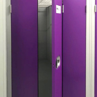 Casiers de rangement pour hôtels et bureaux, meubles en acier personnalisables, armoire à vêtements verrouillable à plusieurs portes