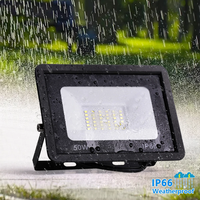Chine Fournisseur LED Mur Monté Extérieur 10W 2OW 30W 50W AC 220V IP66 Étanche Réflecteur Projecteur Projecteur