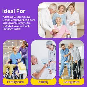 20枚入り コモードバッグ 強力吸収パッド 香り付き 漏れ防止 無臭 トイレライナー ベッドサイドトイレ 椅子 バケツ用 - Product Image 6