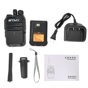 Radio Bidireccional UHF Portátil de Tamaño Pequeño, Resistente al Agua IP67, ETMY ET-699, Alcance de 2 km, Walkie Talkie de Corto Alcance - Product Image 4