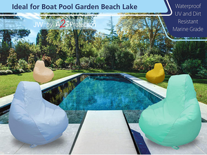 เก้าอี้ถุงถั่วไวนิลกลางแจ้งกันน้ำสำหรับเรือหรูหรา - Product Image 5