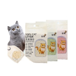 Tofu <b>Cat</b> <b>Litter</b> 2.2kg Odor Control For All <b>Cats</b> Gray Strip Shape - Product Image 5