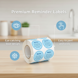 Etiqueta Adhesiva Redonda Personalizada para Empaque de Pasteles, Dulces y Productos de Panadería, con Logotipo de Marca, Impresión en Vinilo, Resistente al Agua, para Productos Alimenticios - Product Image 2