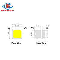 LED SMD 3030 1W 6V Blanc Froid pour rétroéclairage LCD, Diode LED Blanc Froid, Puce LED pour réparation de rétroéclairage TV