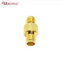 Câble de connecteur SMA SMA femelle à SMA femelle droit adaptateur de câble coaxial rf plaqué or convertisseur rpsma/bnc/tnc/uhf/din/n